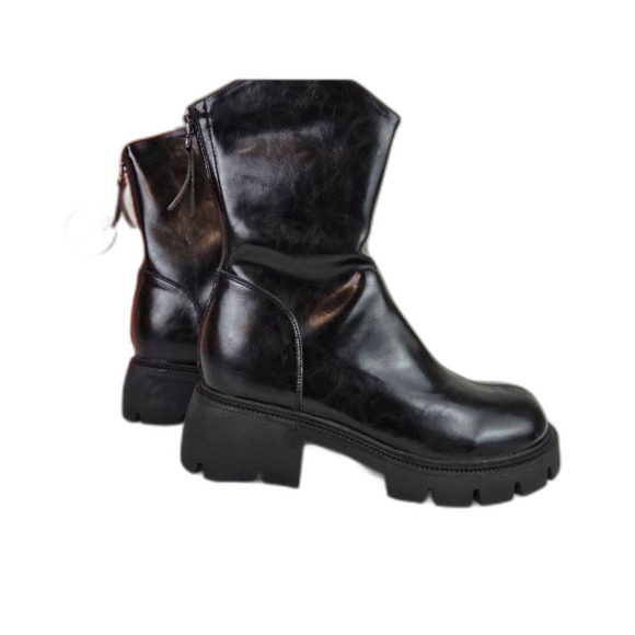 Zelaprox Boots 9.5 Black Womens Heels New 3.5in heel - Picture 8 of 9